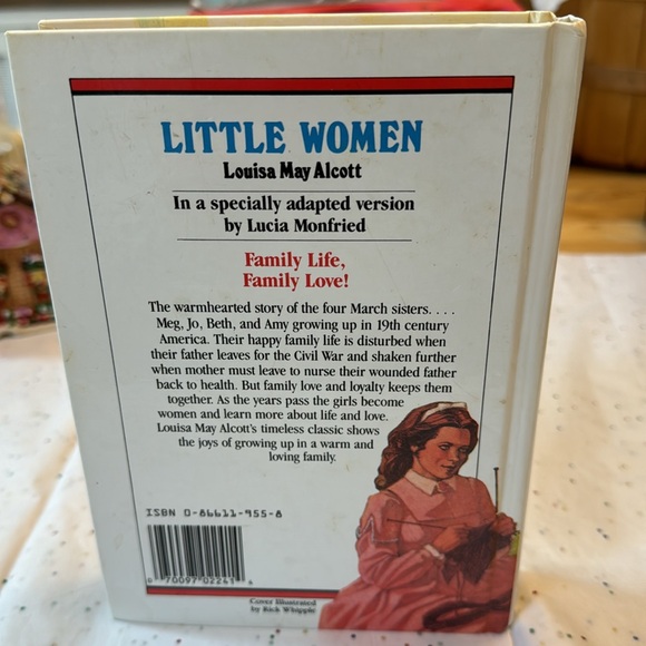 ⛱️2/$5⛱️Little Women, Great Illustrated Classics, hardcover , erased … - Picture 3 of 9